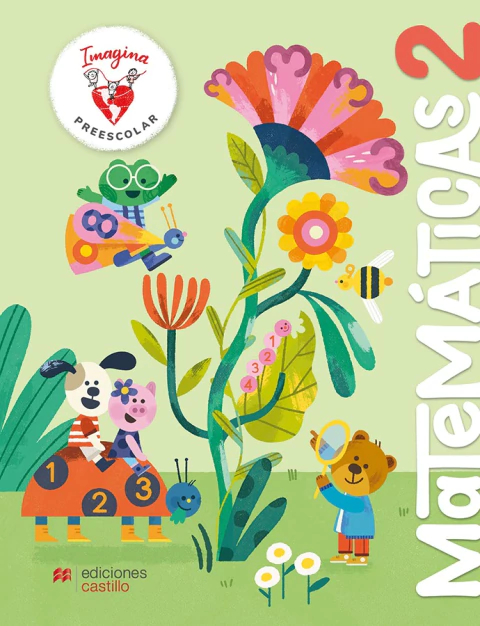 Matemáticas 2 / Serie Imagina. Preescolar, De Valdovinos Trinidad, Rocio., Vol. 2 Do. Editorial Castillo, Tapa Blanda En Español, 2023