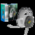 HEADSET GAMER COM LED PARA PS4/ X ONE/ NIN SWITCH/ COMPUTADOR E CELULAR ONISTEK FN639 BRANCA