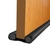 Protetor Rolinho Veda Porta Impermeável 90 cm sem Costura Ajustável Preto Proteção Dupla - Colimark