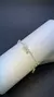 Pulseira Com Pingente Borboleta em Prata 925 e Pedras Incolores
