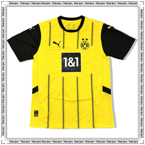 Camisa Borussia Dortmund Home 24/25 - Torcedor Puma Masculino - Amarelo