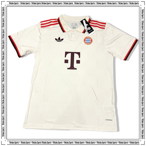 Camisa Bayern de Munique Third 24/25 - Torcedor Adidas Masculino - Bege
