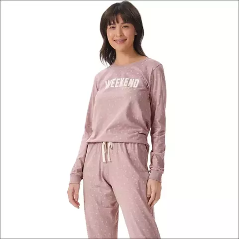 PIJAMA LONGO FEMININO COR COM AMOR