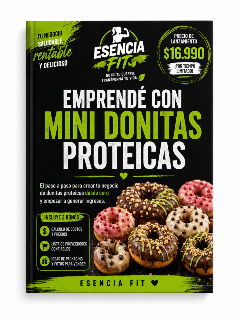 Emprende con Mini Donitas Proteicas