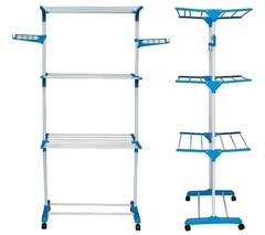Tender Ropa 3 Niveles Con Rueda Vertical Portatil - comprar online