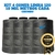 KIT 04 LINHA 120 10 MIL METROS CADA - MAQUINA DE COSTURA RETA - LINHAS NICE(1 BRANCO 3 PRETO)