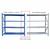 Imagen de Estantería Industrial Negro 200x60x2mts 200kg 4estantes