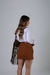 Saia Jeans - Marrom - Sorelle Brumadinho