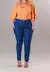Calça Jeans Cigarrete Feminina Plus Size - Sorelle Brumadinho