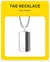 BoldCode – Colar Dogtag Masculino em Aço Inoxidável - MAROVA