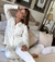 Egyptian Cotton 400 Thread Cream Pyjama on internet