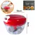 Conjunto Kit 2 Utensilio de Cozinha Descascador de Alimentos e Processador Ralador Manual