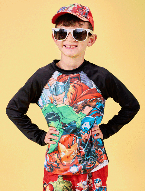 REMERA SUPLEX PROTECCIÓN UV PARA EL AGUA AVENGERS MAGIC (DI80784) - comprar online