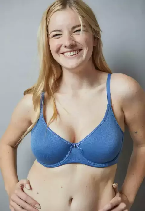 CORPIÑO CON ARO Y BASE FLOWER TAZA DOBLE ANA GRANT (AG513) - comprar online