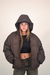 campera [puffer] chocolate - comprar online