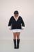 cardigan [tejido] negro - hechoenbaires