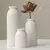 Conjunto com 3 Vasos de Cerâmica – Estilo Boho Moderno para Flores Secas e Decoração Minimalista - Senzu Decor