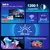 KaiAqua Novo projetor Android11 HY320 NTV Netflix oficialmente licenciado com 10
