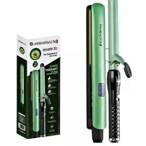 Combo Remington Plancha+Rizador Aguaca - comprar en línea