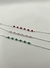 Pulseira 6 Zircônias Redondas - Diversas Cores