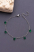 Imagem do Pulseira de Aço Inoxidável com Zircônias Verde