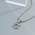 Pingente Estrela de Davi Pequena - aço Inox - PRATA PRIME 925