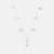 Colar Choker Prata Corações Lisos Vazados
