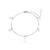 Pulseira de Aço Inoxidável com Zircônias Cristal - comprar online