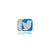 Berloque Prata Twitter Logo 3D - comprar online