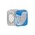 Berloque Prata Twitter Logo 3D - PRATA PRIME 925