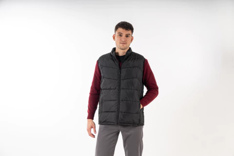 CHALECO IMPORTADO NEGRO - PERSONALIZADO