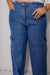 Calça Jeans Cargo sem Lycra