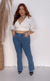 Calça Jeans Flare C/strass Empina Bumbum - loja online