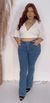 Calça Jeans Flare C/strass Empina Bumbum na internet
