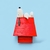 Figura Snoopy sobre su cucha - comprar online