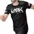 Camiseta Para Treino Preta DRY-FIT Dark Lab - Camisa Academia, Fitness, Musculação, Dry Fit - loja online