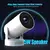 Magcubic 4k wifi6 projetor android11 260 ansi duplo wifi allwinner h713 bt5.0 12