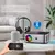 Horlat t03 1100ansi lumens android 4k projetor led full hd 1080p vídeo 8k home - loja online