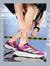 Sapatos de casal feminino altura aumentada leve esportes lento corrida sapatos c - loja online