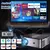 Horlat t03 1100ansi lumens android 4k projetor led full hd 1080p vídeo 8k home - loja online
