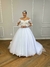 Vestido de Noiva Modelo Princesa Ombro a Ombro - Semi Novo - comprar online