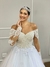 Vestido de Noiva Modelo Princesa Ombro a Ombro - Semi Novo - comprar online