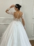Vestido de Noiva Modelo Princesa com Renda Arabesco e Brilho - Semi Novo na internet