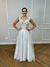 Vestido de Noiva Fluido Boho Chic Poá - Semi Novo - comprar online