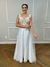 Vestido de Noiva Fluido Boho Chic Poá - Semi Novo na internet