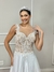 Imagem do Vestido de Noiva Fluido Boho Chic Poá - Semi Novo