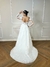Vestido de Noiva Evasê Boho Chic Off White - Semi Novo - comprar online