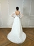 Vestido de Noiva Evasê Boho Chic Off White - Semi Novo