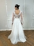 Vestido de Noiva Boho Chic Fluido com Renda e Brilho - Semi Novo - loja online