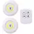Regulável led sob a luz do armário com controle remoto a pilhas led armários - loja online